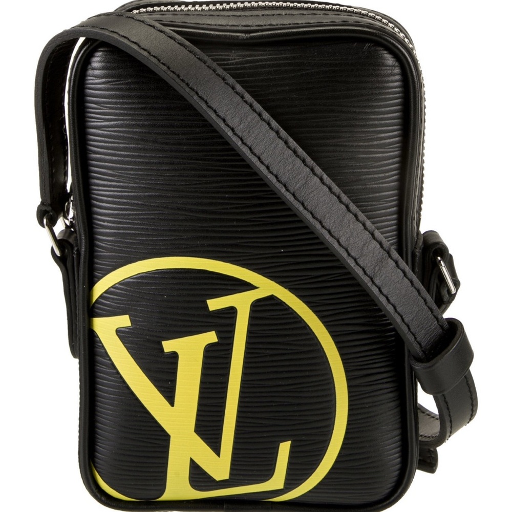 Louis Vuitton Danube black and yellow circle Epi leather bag - Picture 5 of 6